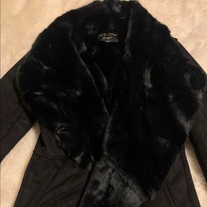 Black Suede Lucky Brand Coat
